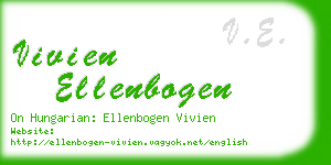 vivien ellenbogen business card